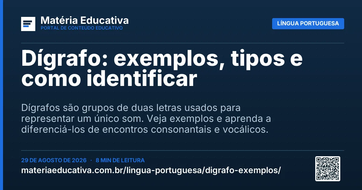 Resumo visual: Dígrafo: exemplos, tipos e como identificar