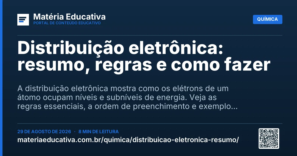 Resumo visual: Distribuição eletrônica: resumo, regras e como fazer